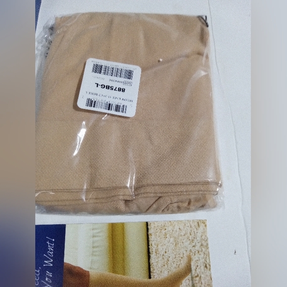 ⭐TRUFORM NUDE MEDICAL COMPRESSION STOCKINGS SOCKS SZ LARGE MODERATE 15-20 UNISEX - Picture 3 of 8